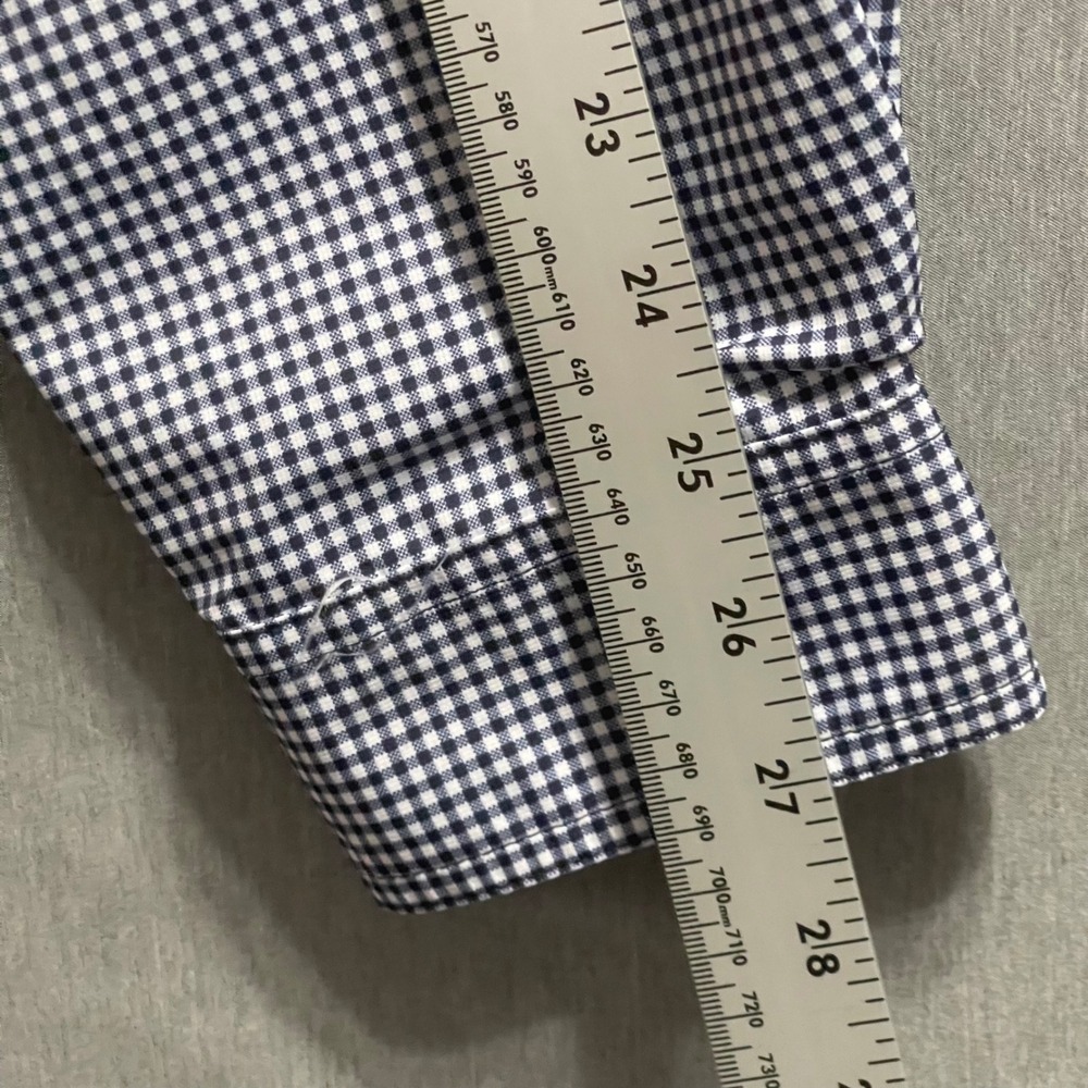 Habit Fishing Shirt Men 2XL Blue Gingham Long Sleeve UPF 40+ Ventilated Gorpcorr - Picture 7 of 8
